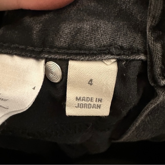 style and go curvy skinny leg black denim pants size 4 - Picture 10 of 12